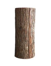 Bark Column Stand Large Brown