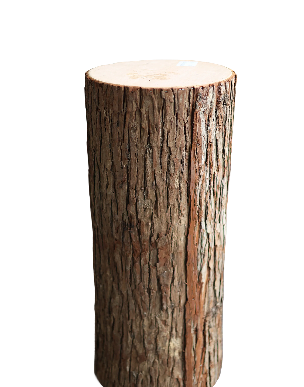 Bark Column Stand Large Brown