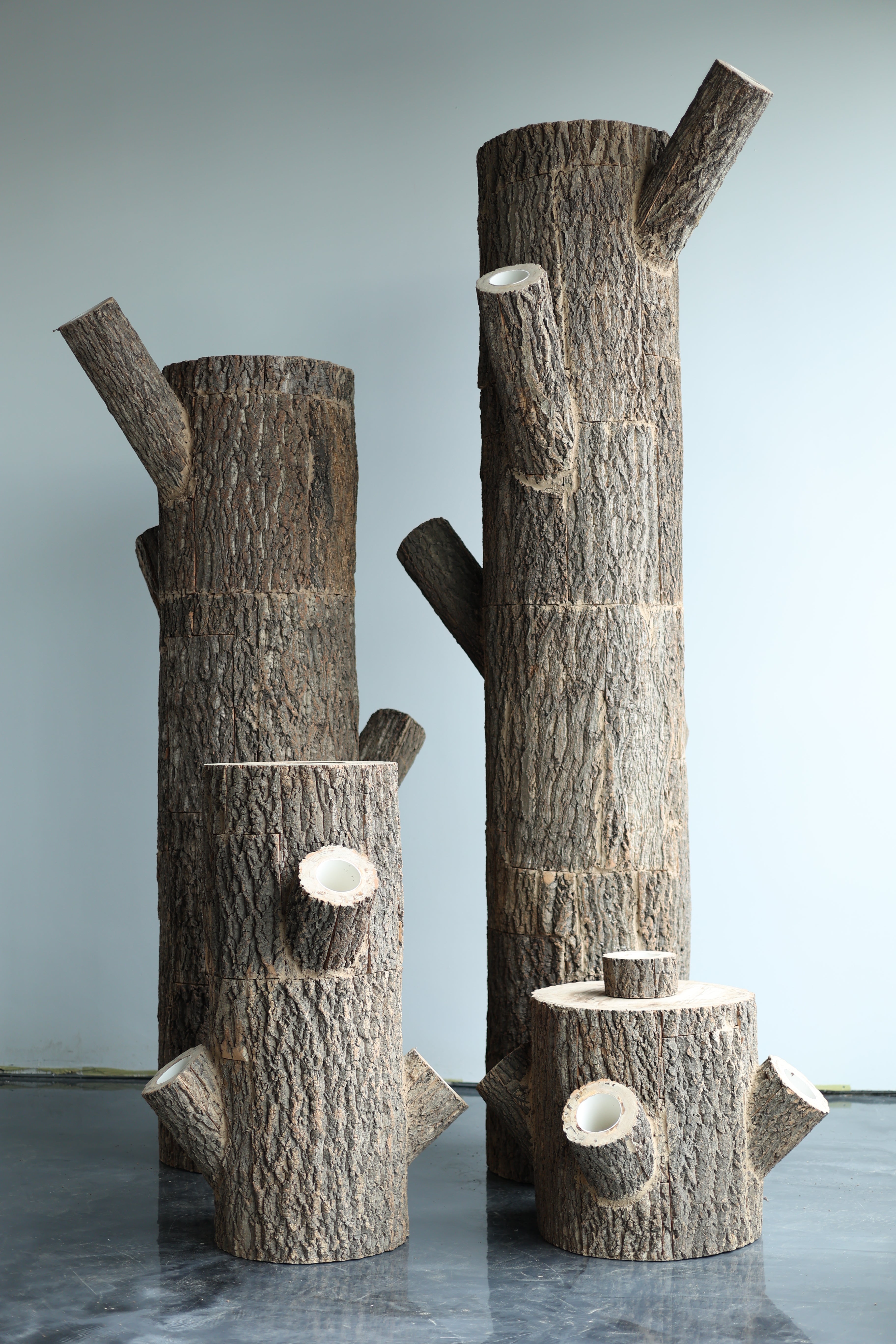 Woodland Multi-Branch Tower 8ft Brown