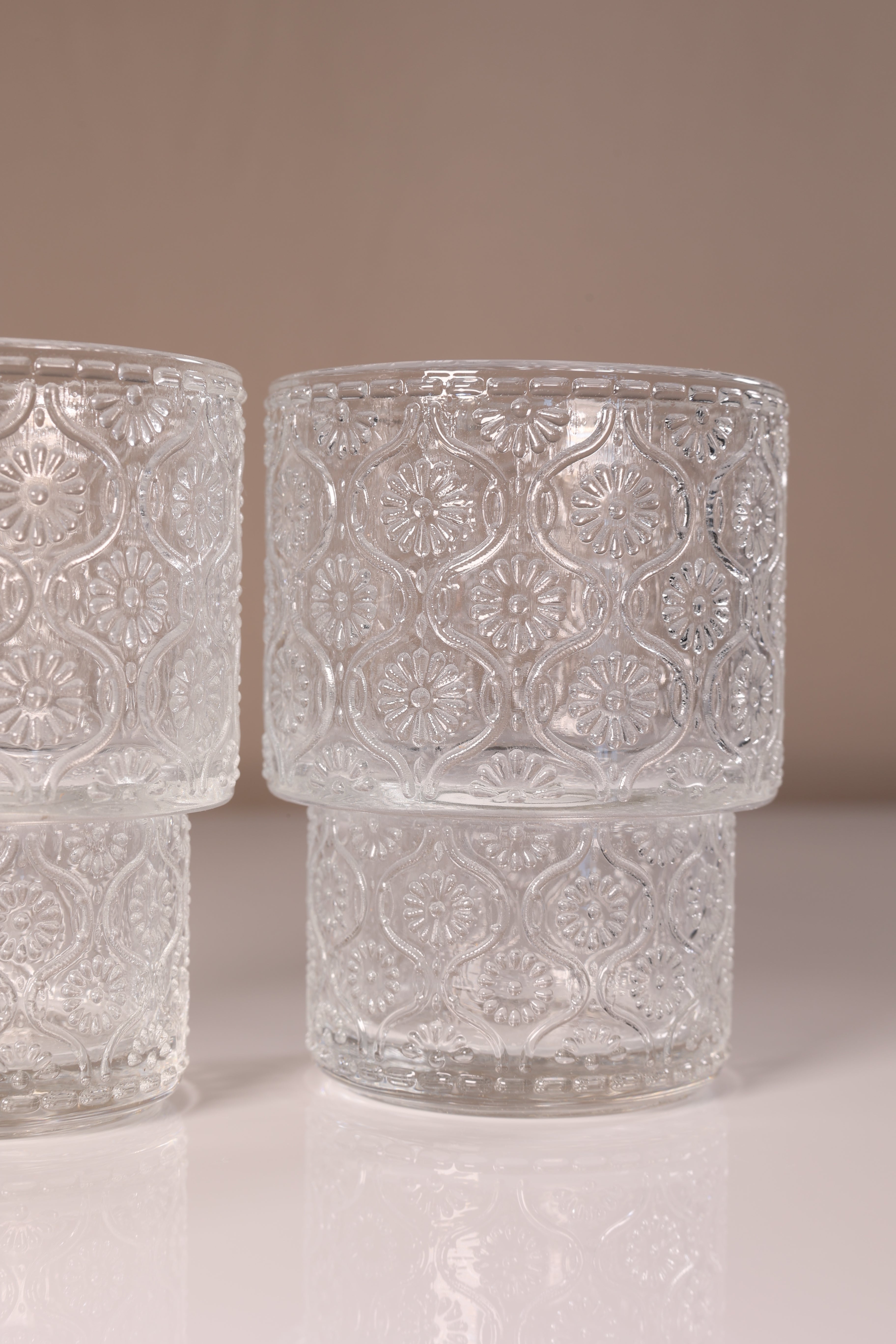 Vintage Glass Votive Holder