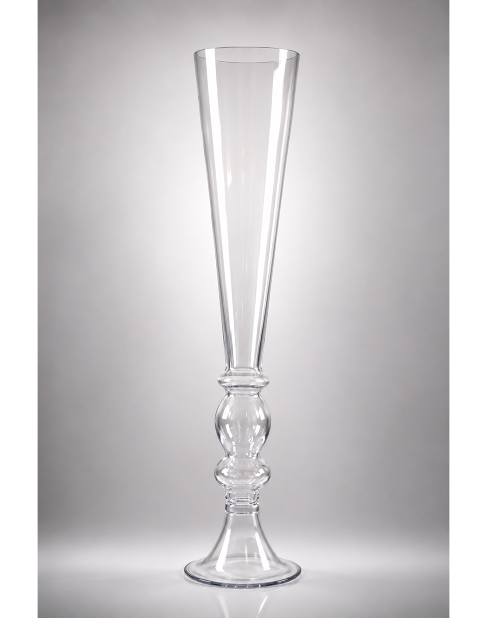 Bubble-Stem Trumpet Vase | Available in 2 Sizes