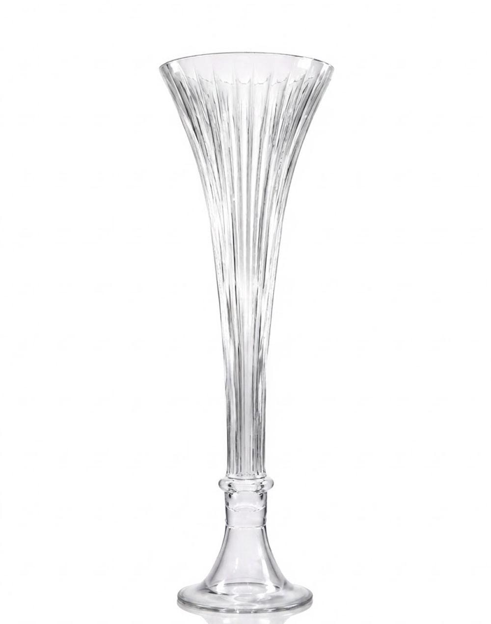 Ashley Fluted Trumpet Vase