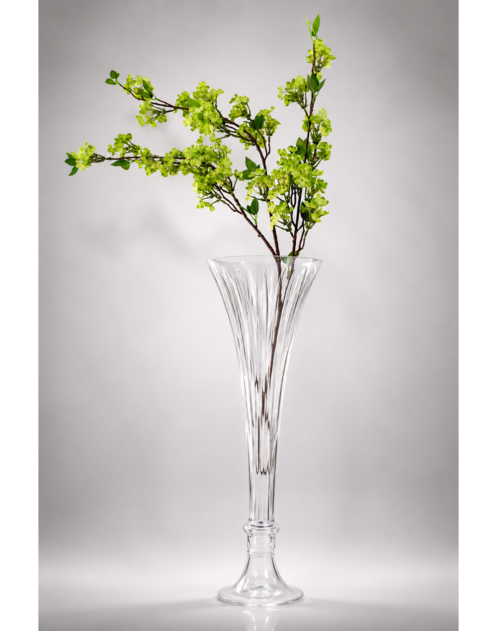 Ashley Fluted Trumpet Vase