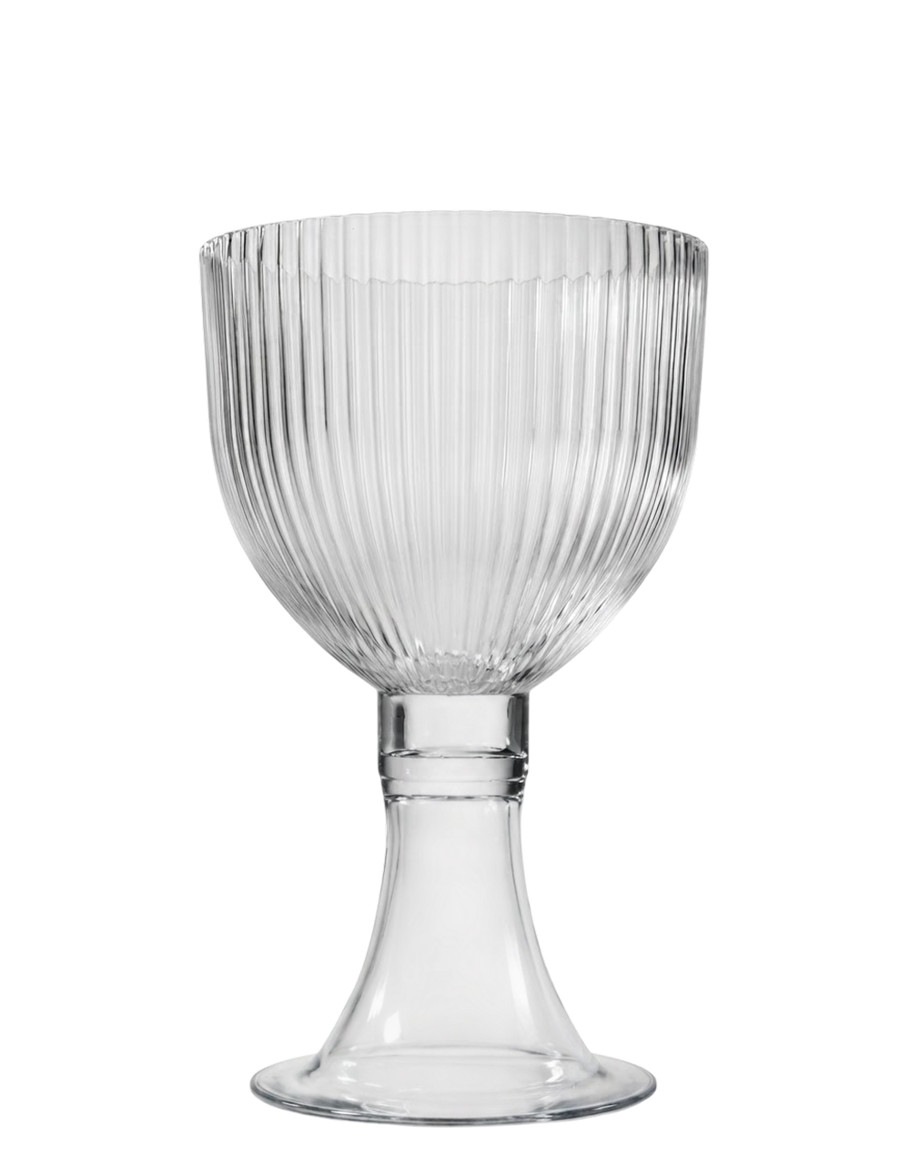 Lara Ribbed Goblet Vase | Available in 2 Sizes