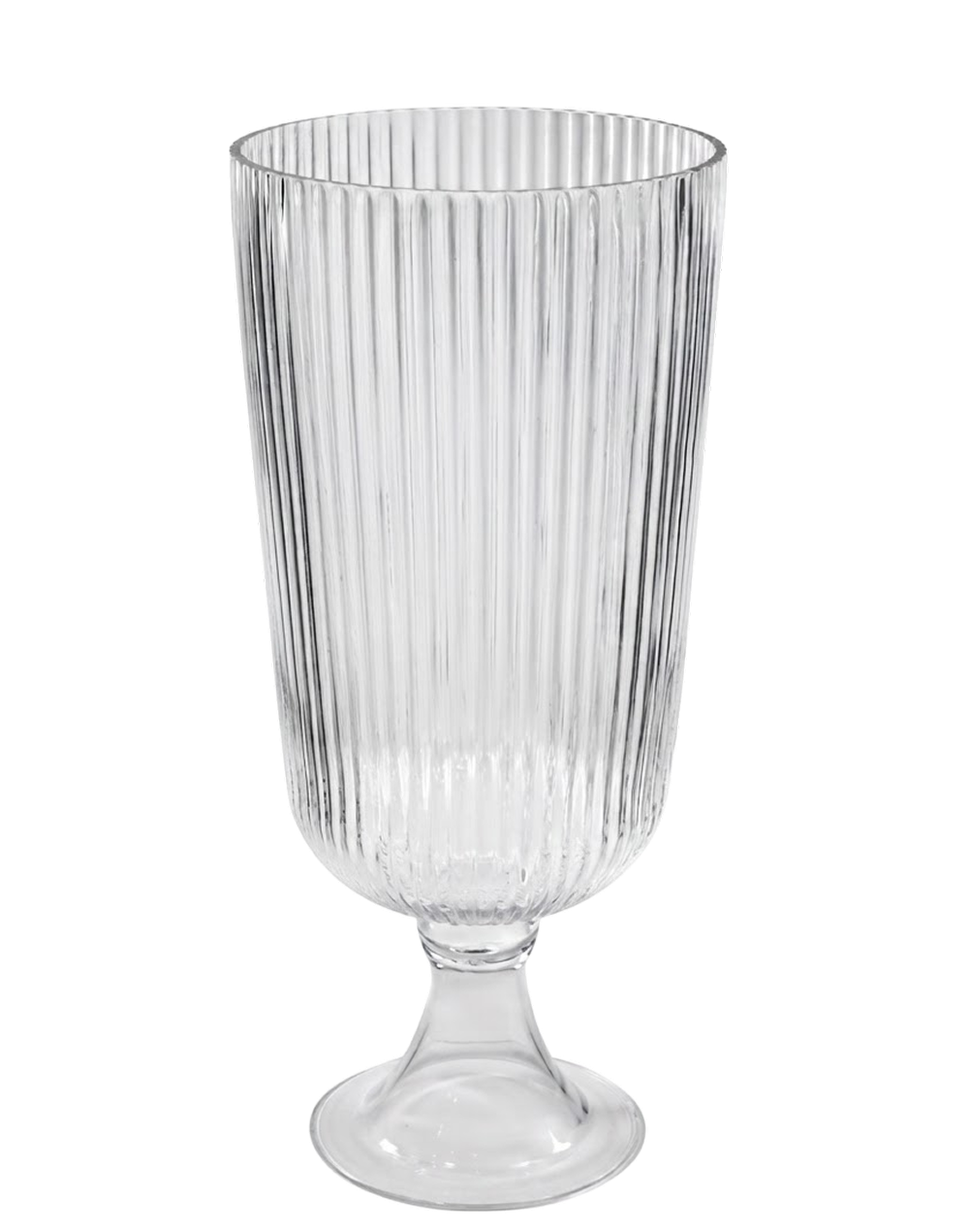 Lara Ribbed Goblet Vase | Available in 2 Sizes