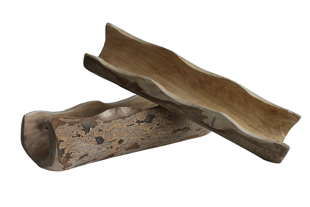 Wood Vessel Large