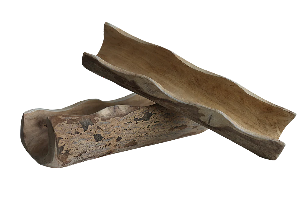Wood Vessel Large