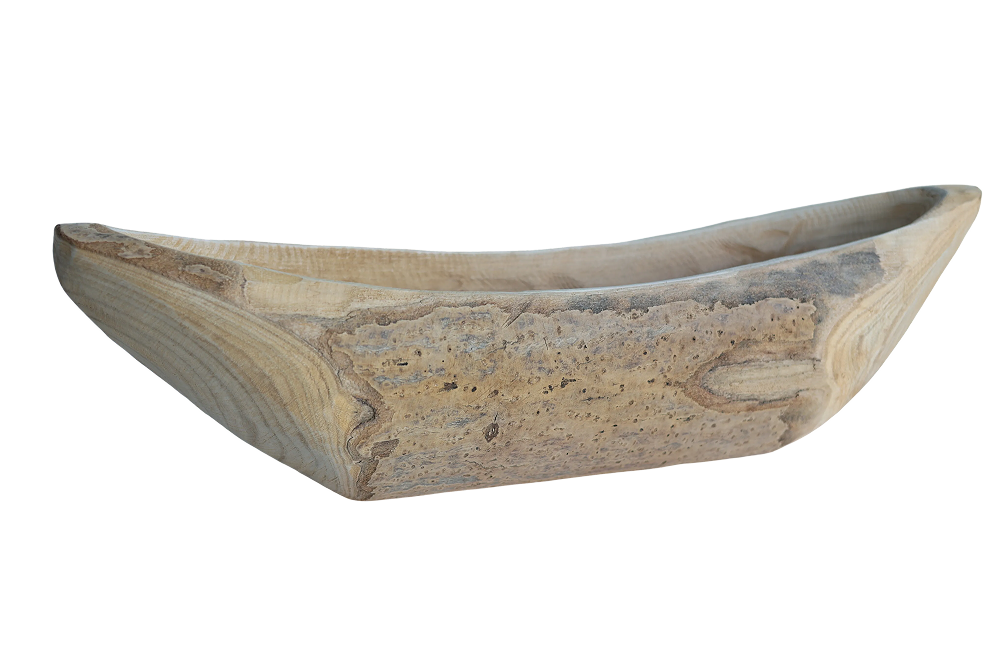 Wood Canoe Vessel