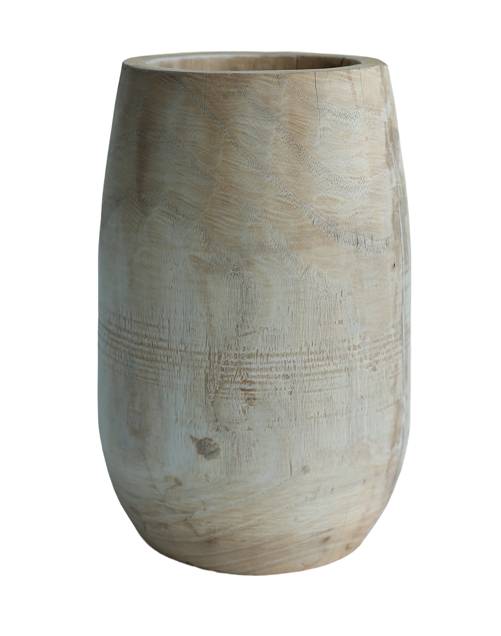 Wooden Rounded Vase