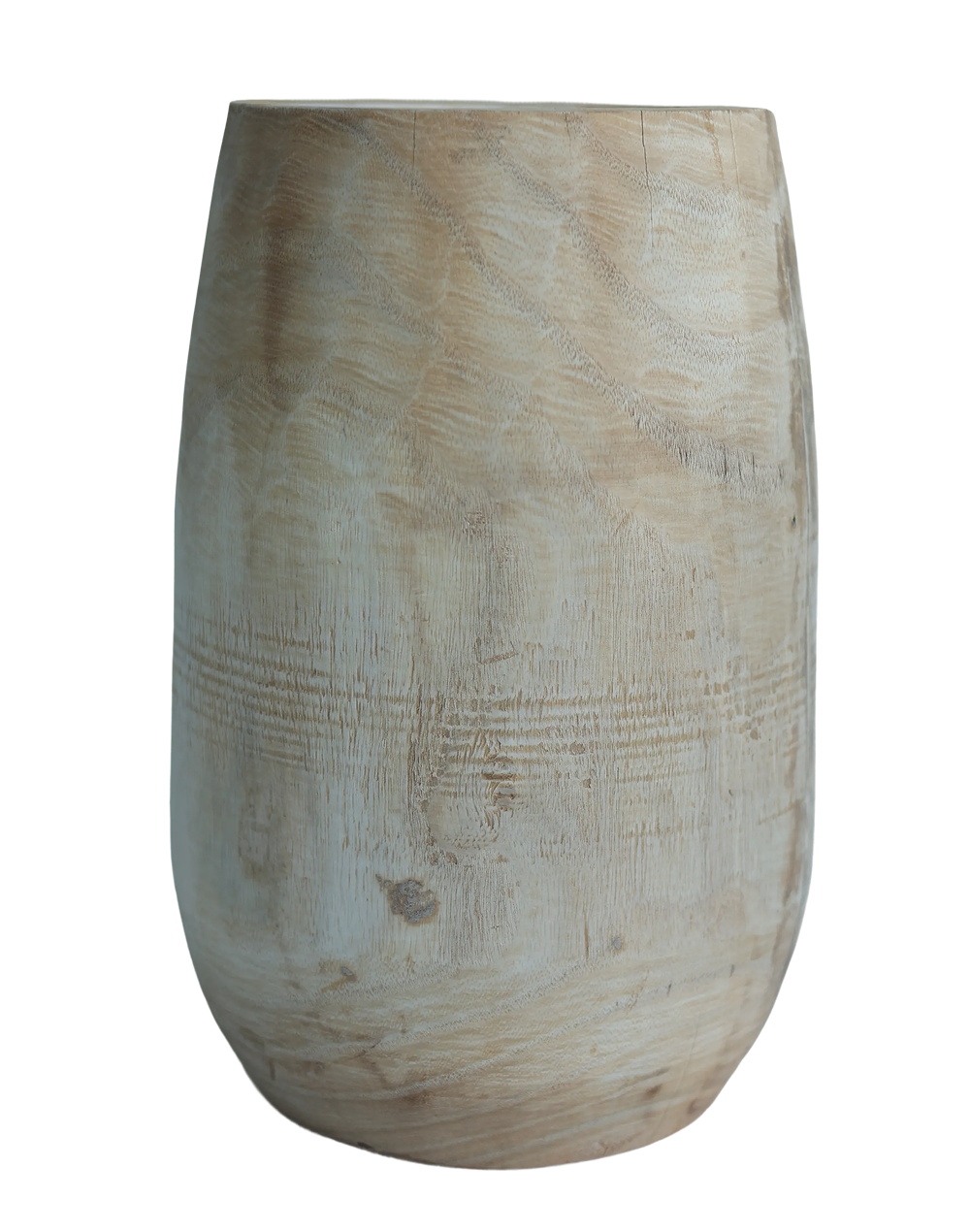 Wooden Rounded Vase