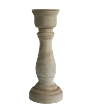 Wood Candlestick