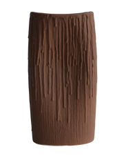 terra forge textured column vase