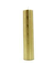 Gold Pillar Candle 2"x9"- Case of 24