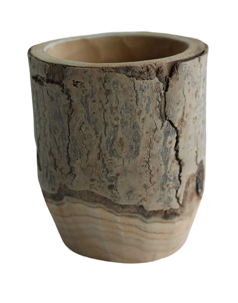 Small Wood Vase