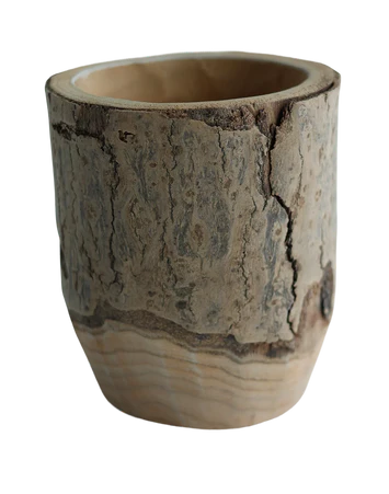 Small Wood Vase