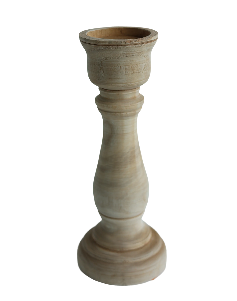 Wood Candle Stick Medium