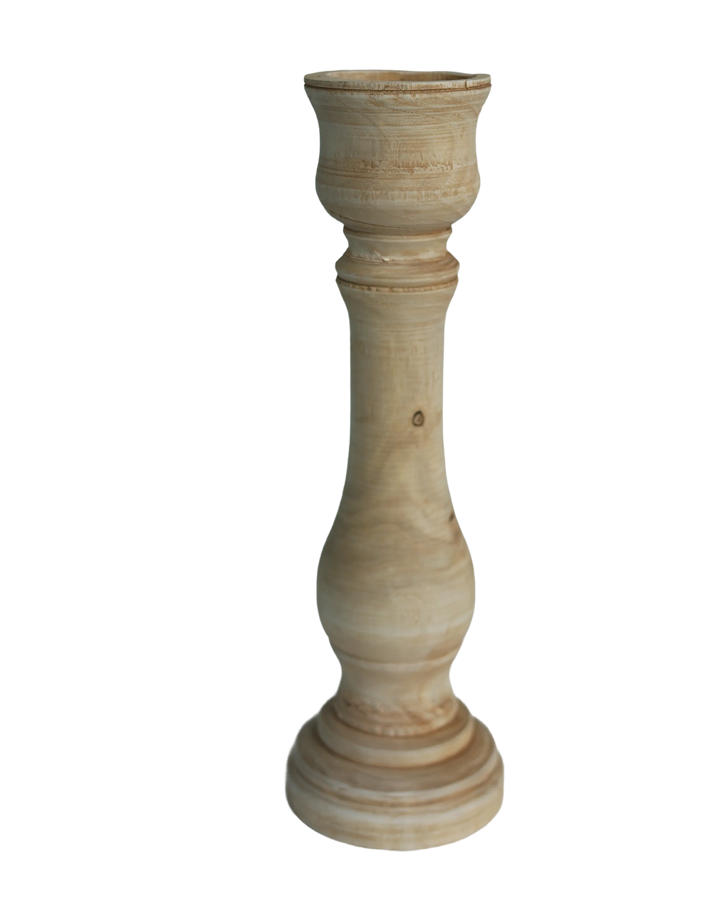 Wood Candle Stick Medium