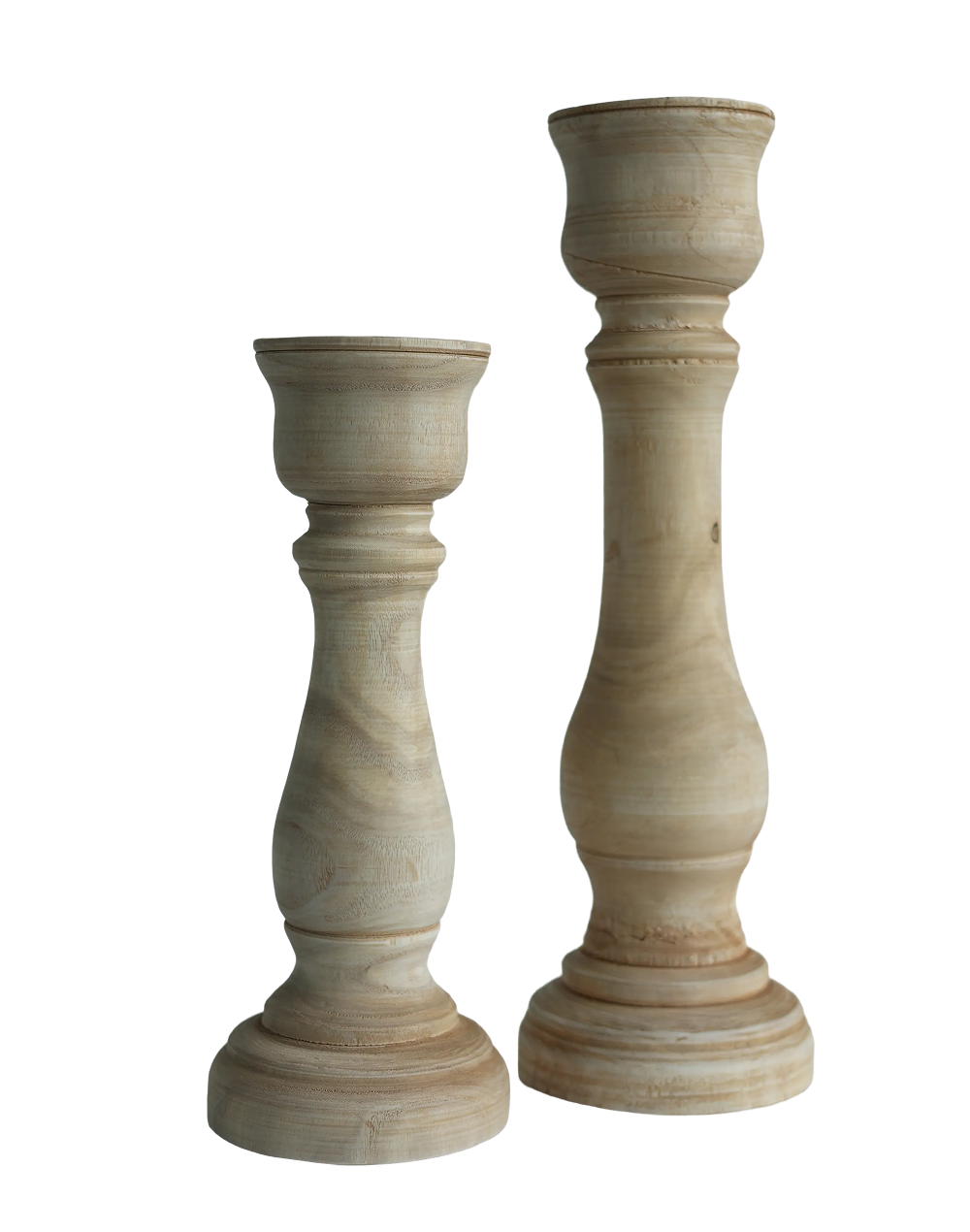 Wood Candle Stick Medium