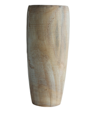 Wood Elongated Vase