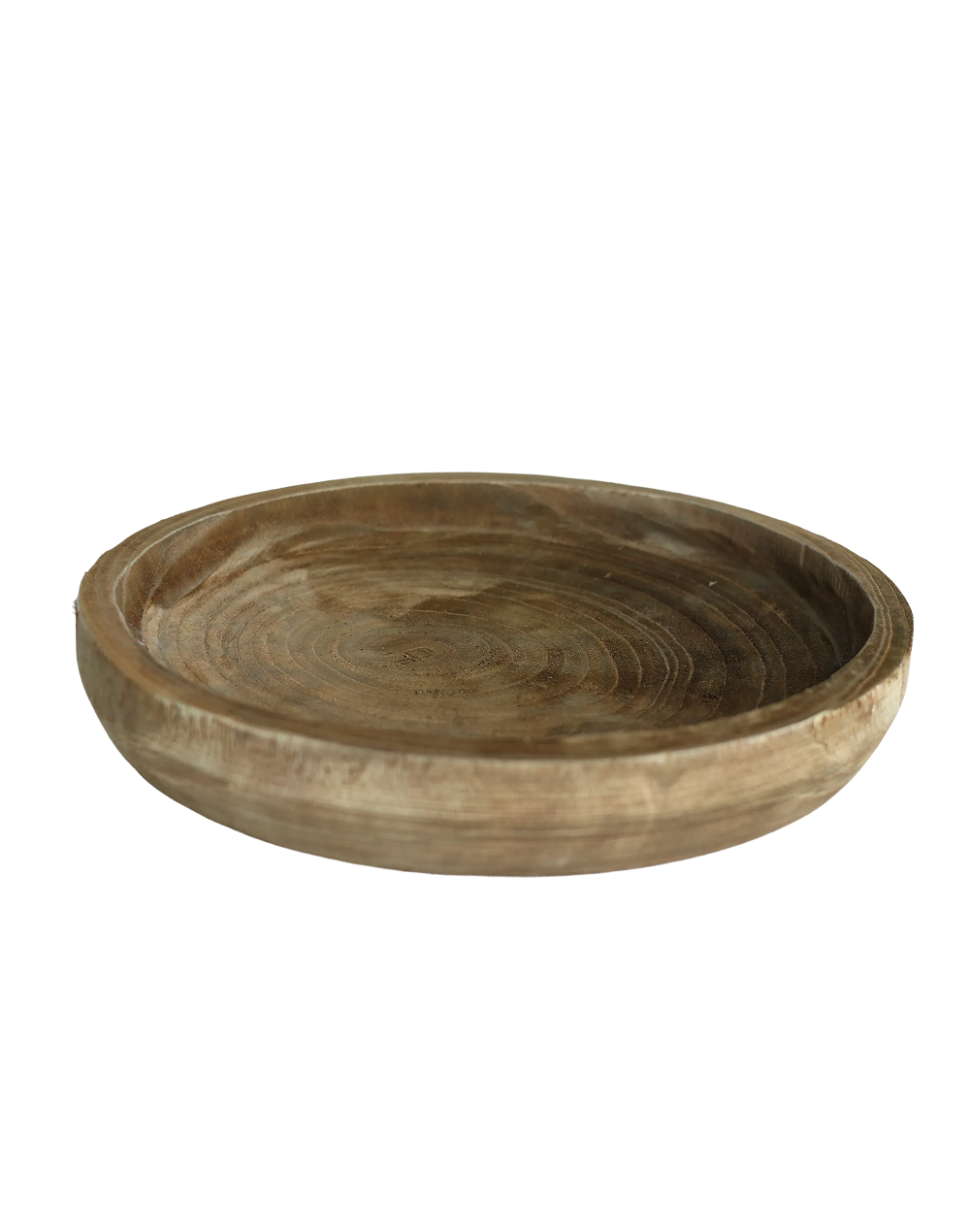 Wood Plate Vessel