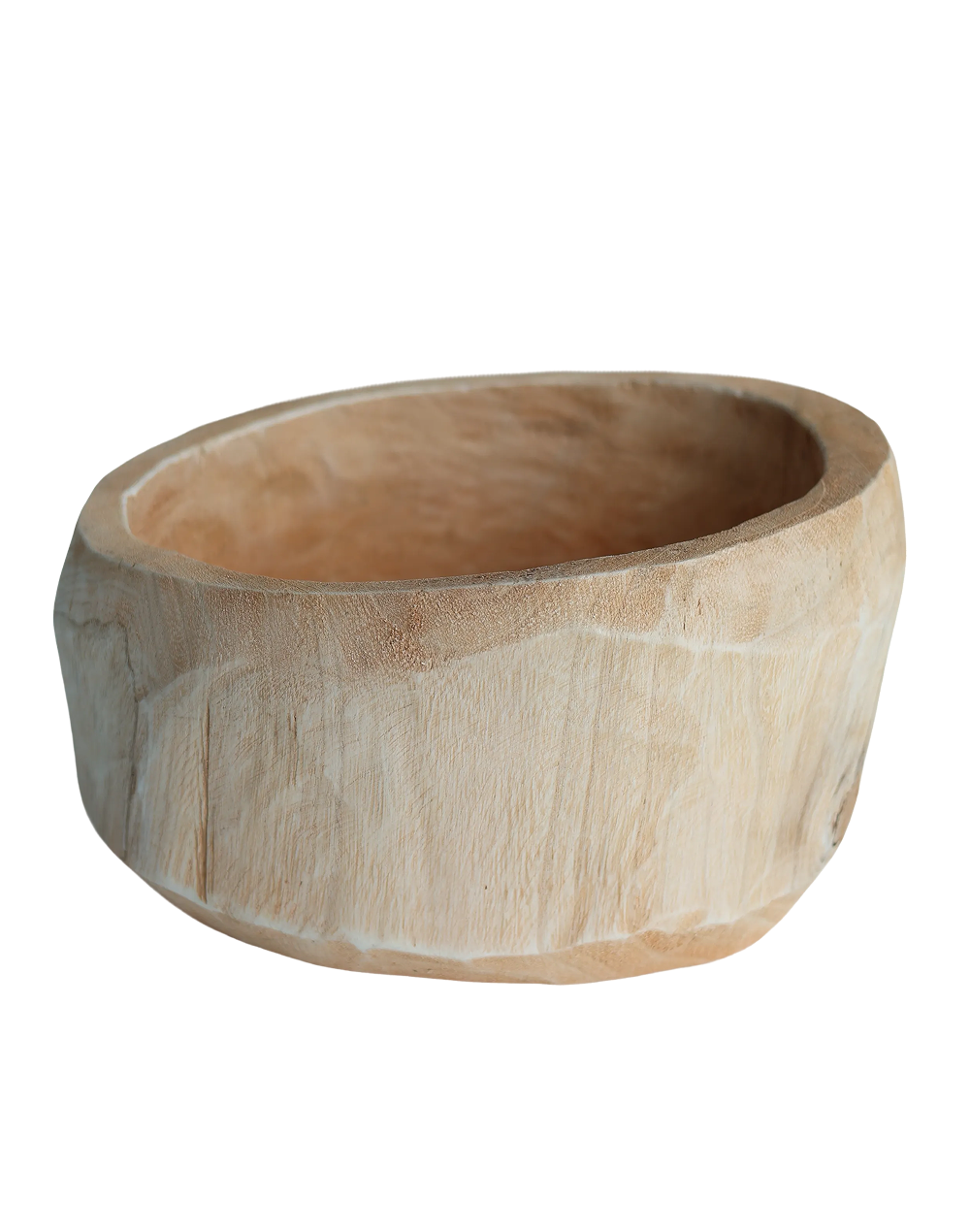 Wood Sculpture Vase